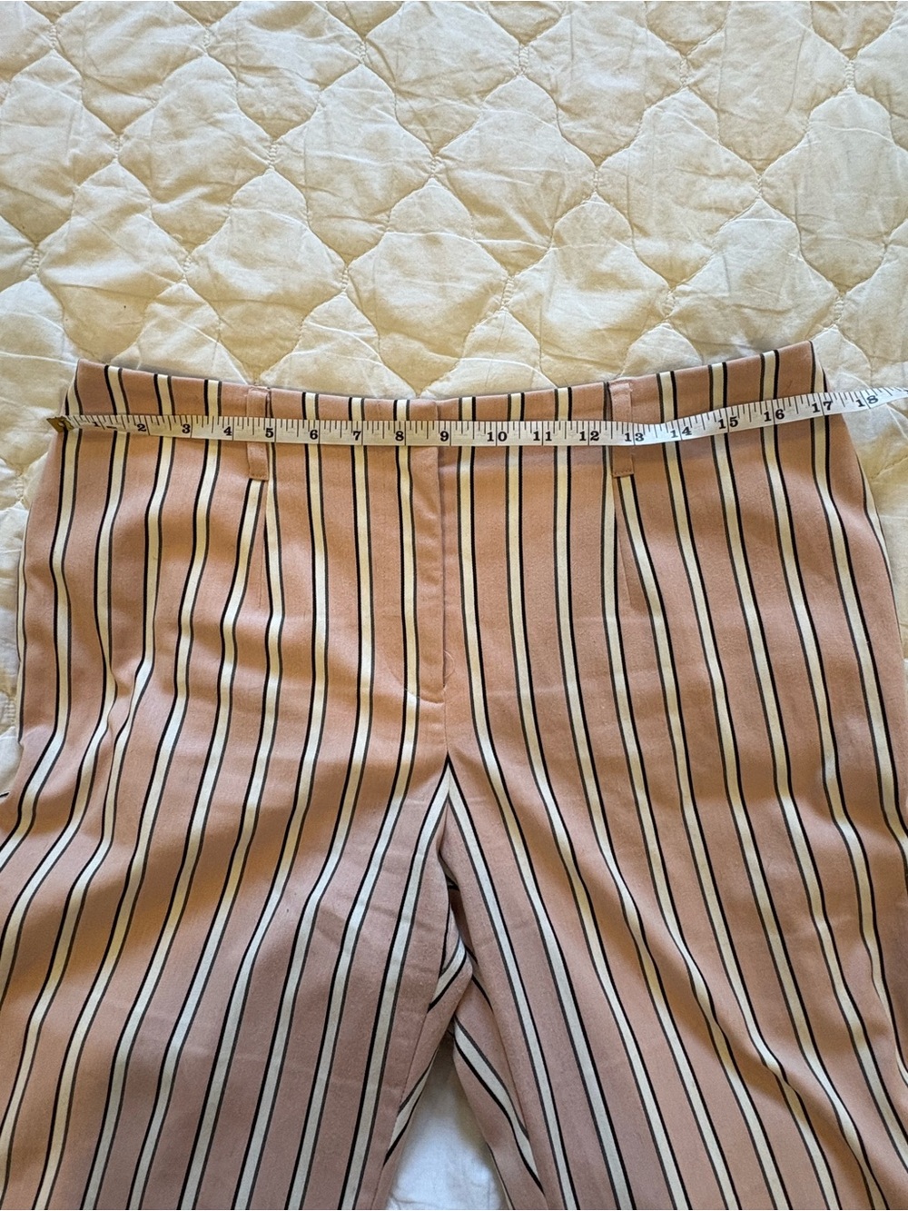 Tristan Pink Striped Wide-Leg Pants - Picture 4 of 8